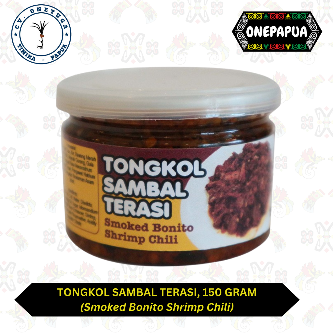 Tongkol Sambal Terasi OnePapua, 150 gram